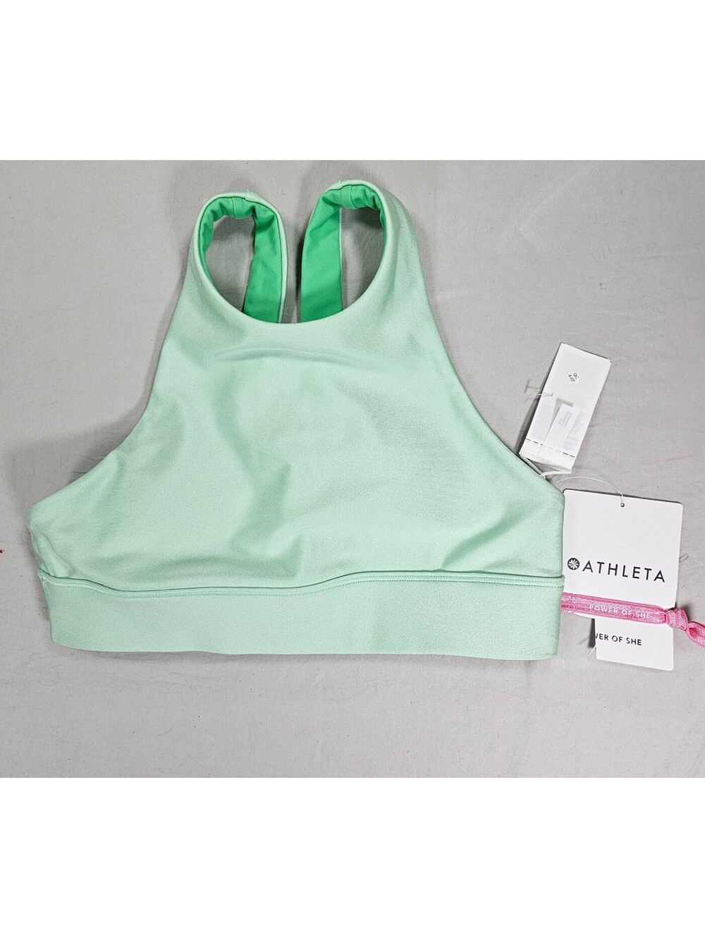 Athleta Girl High Neck Reversible Bikini Top L 12 UPF 40+ Swim NWT
